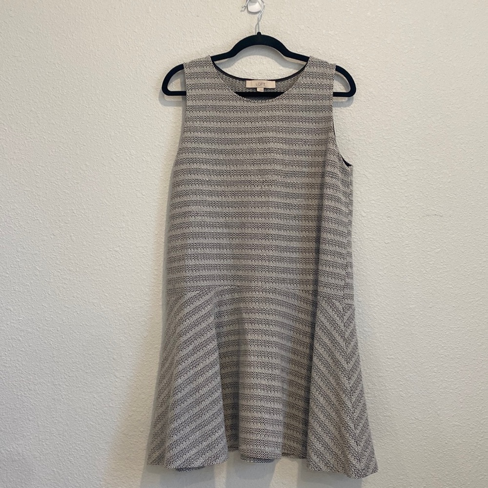 LOFT drop waist knit dress